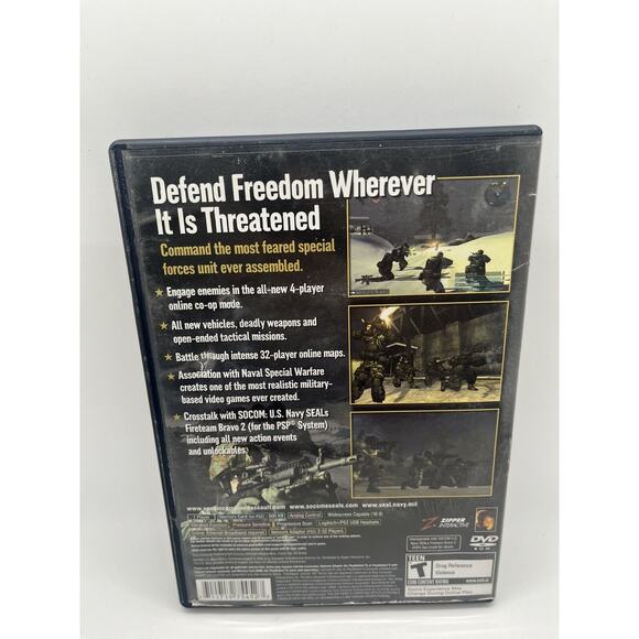 SOCOM: U.S. Navy SEALs Combined Assault (Sony PlayStation 2, PS2 2006) Tested - Picture 2 of 8